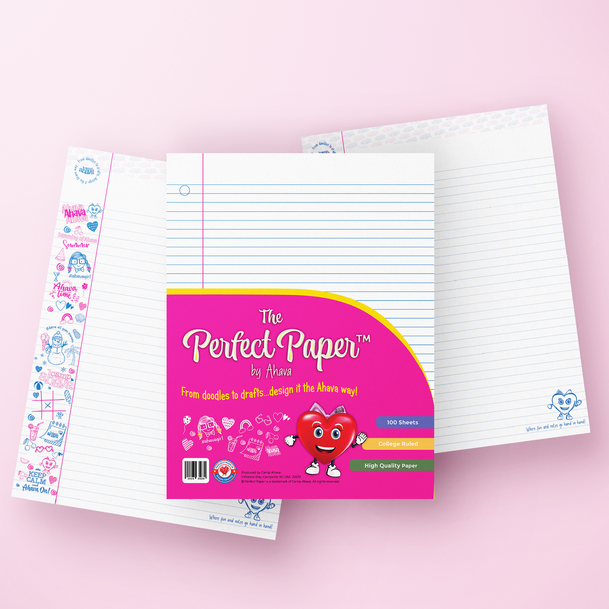 Perfect Paper — packaging spread