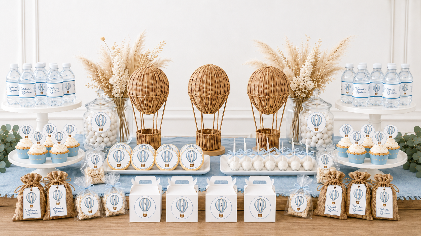 The Hot Air Balloon — upsherin dessert tablescape