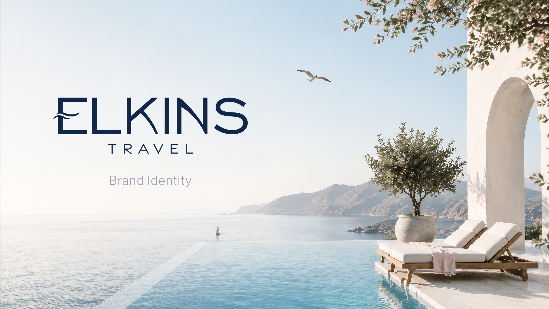 Elkins Travel — brand identity