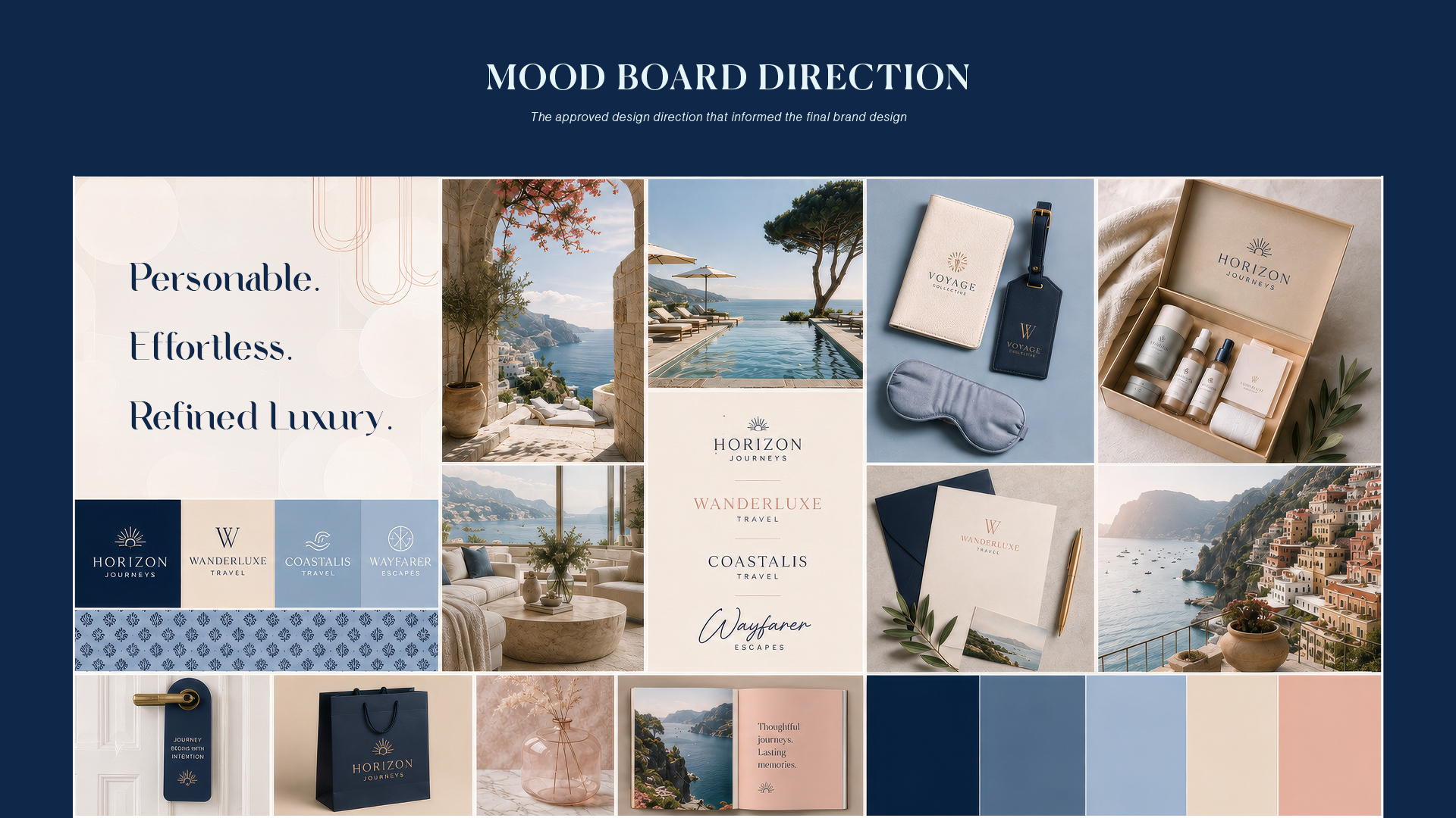 Elkins Travel — mood board direction