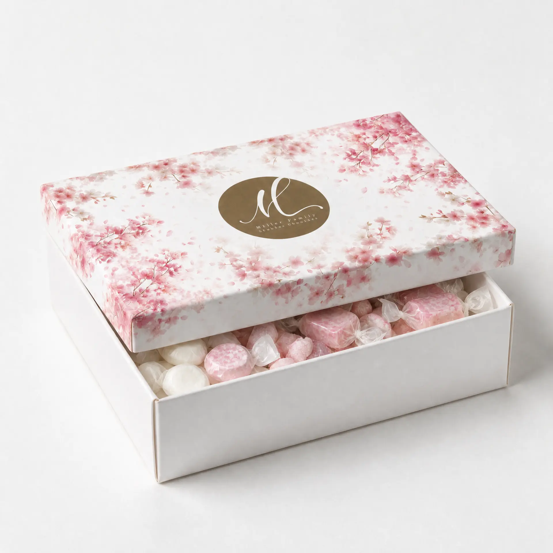 Cherry Blossom — custom sweets box