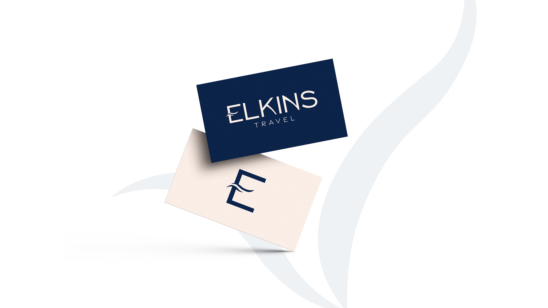 Elkins Travel — business cards