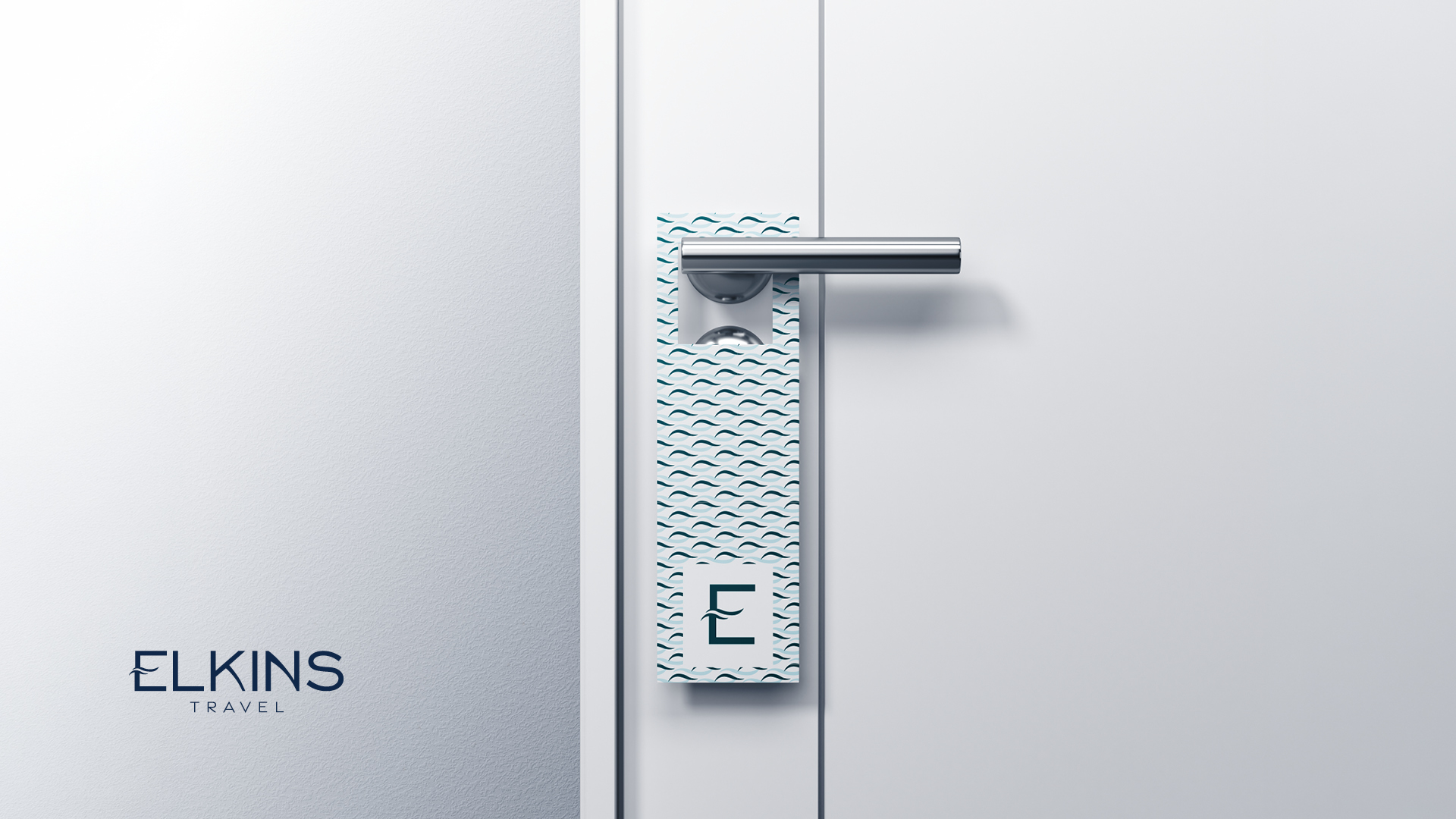 Elkins Travel — door hanger