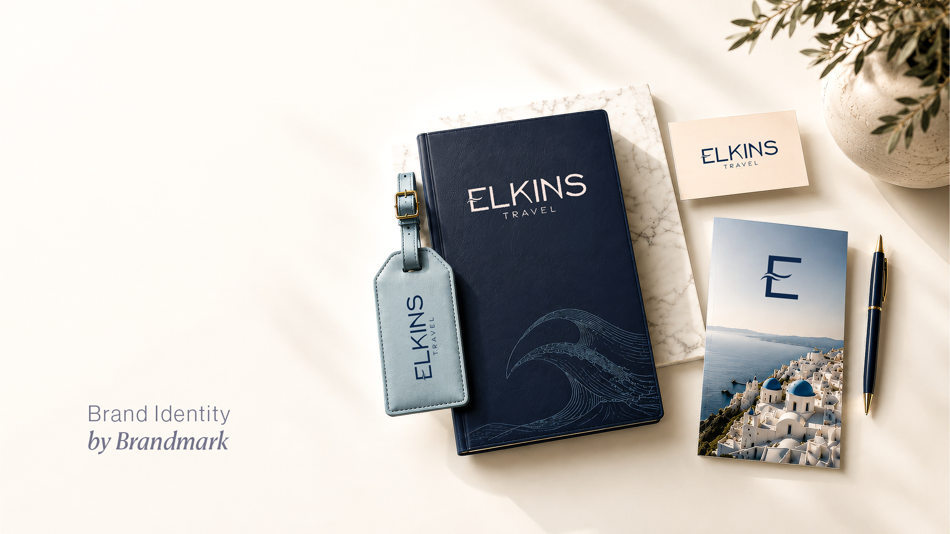 Elkins Travel — full brand identity suite